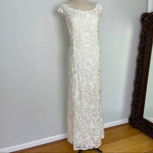 NWT Vintage Floral Lace Wedding Dress Destination